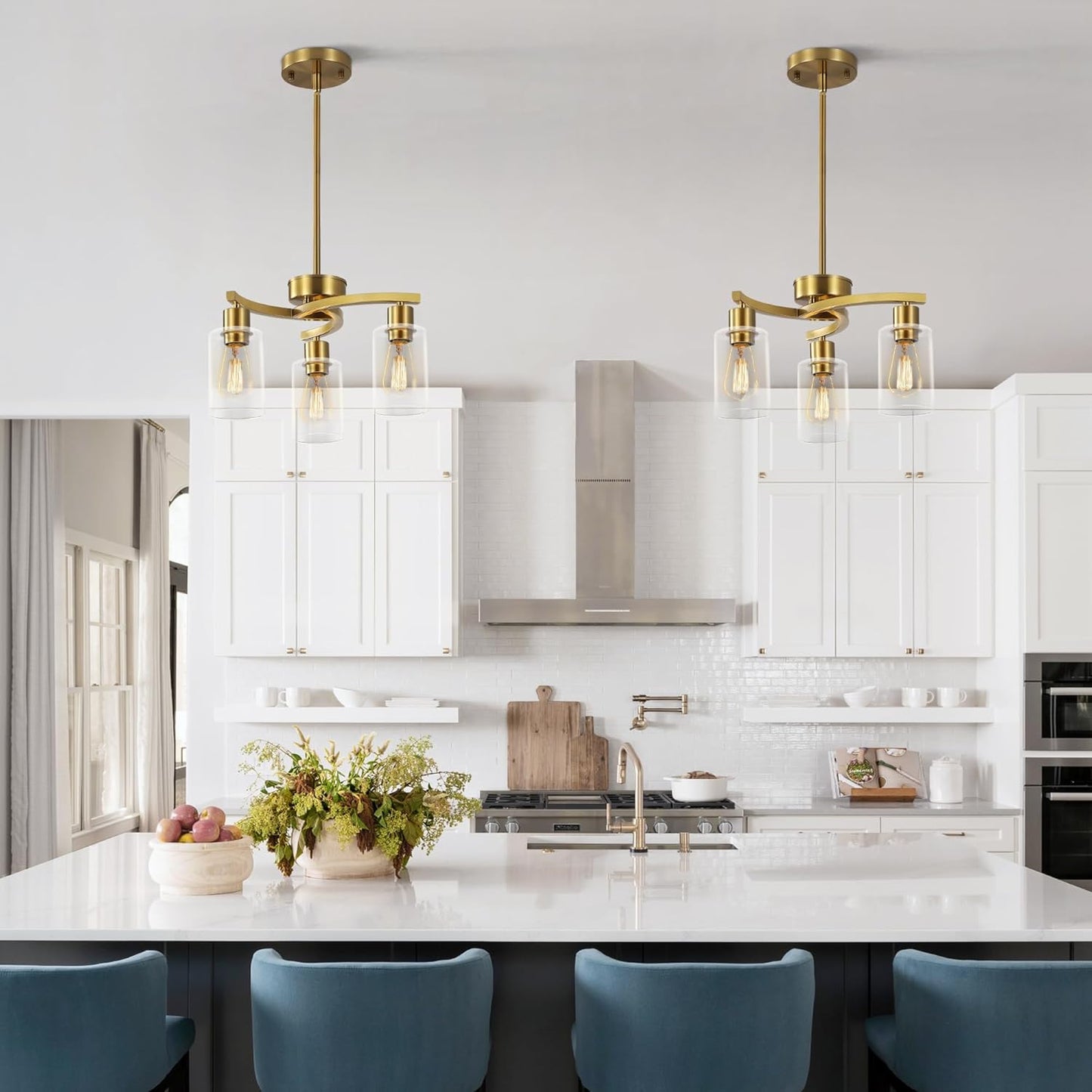 3-Light Pendant Chandelier