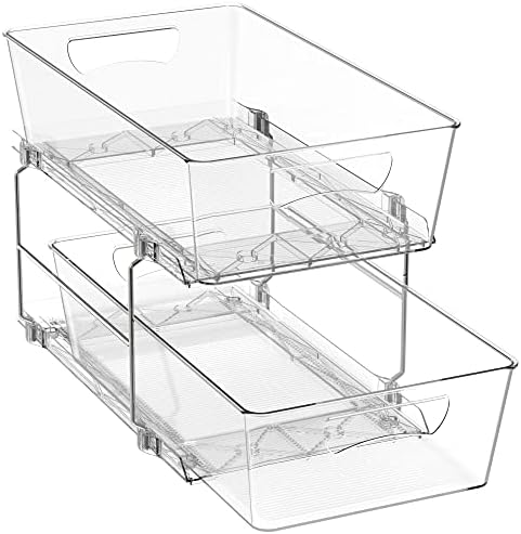 2-Tier Pull-Out Cabinet Organizer