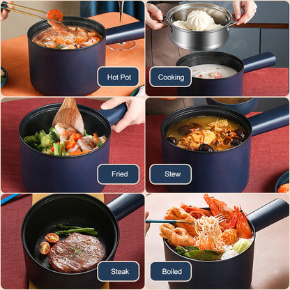 Portable Electric Pot, Non-Stick 1.8L