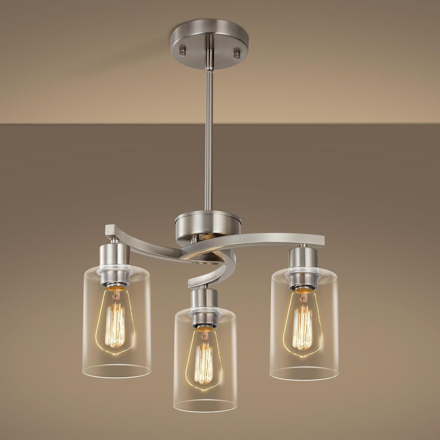 3-Light Pendant Chandelier