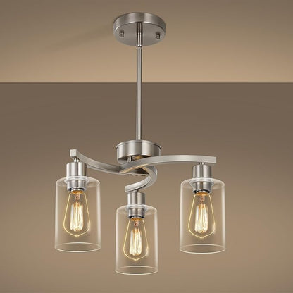 3-Light Pendant Chandelier