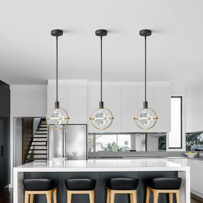 Crystal Pendant Light with Integrated LED