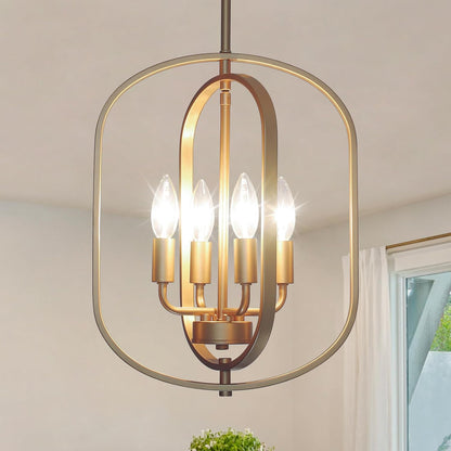 4-Light Farmhouse Chandelier