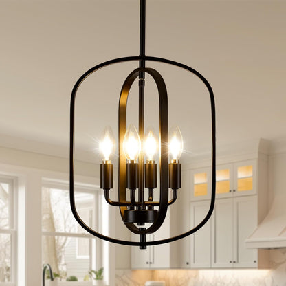 4-Light Farmhouse Chandelier