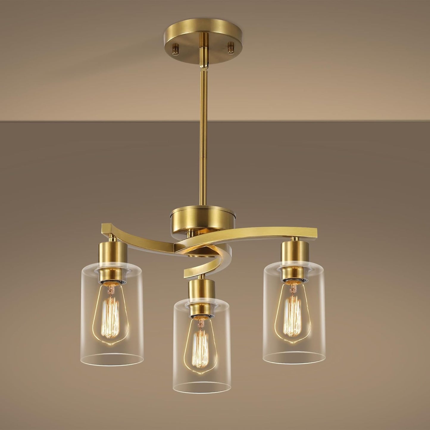 3-Light Pendant Chandelier