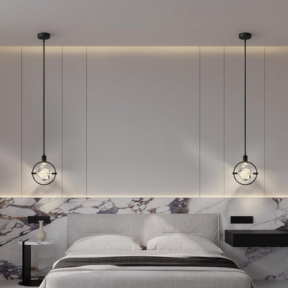 Crystal Pendant Light with Integrated LED