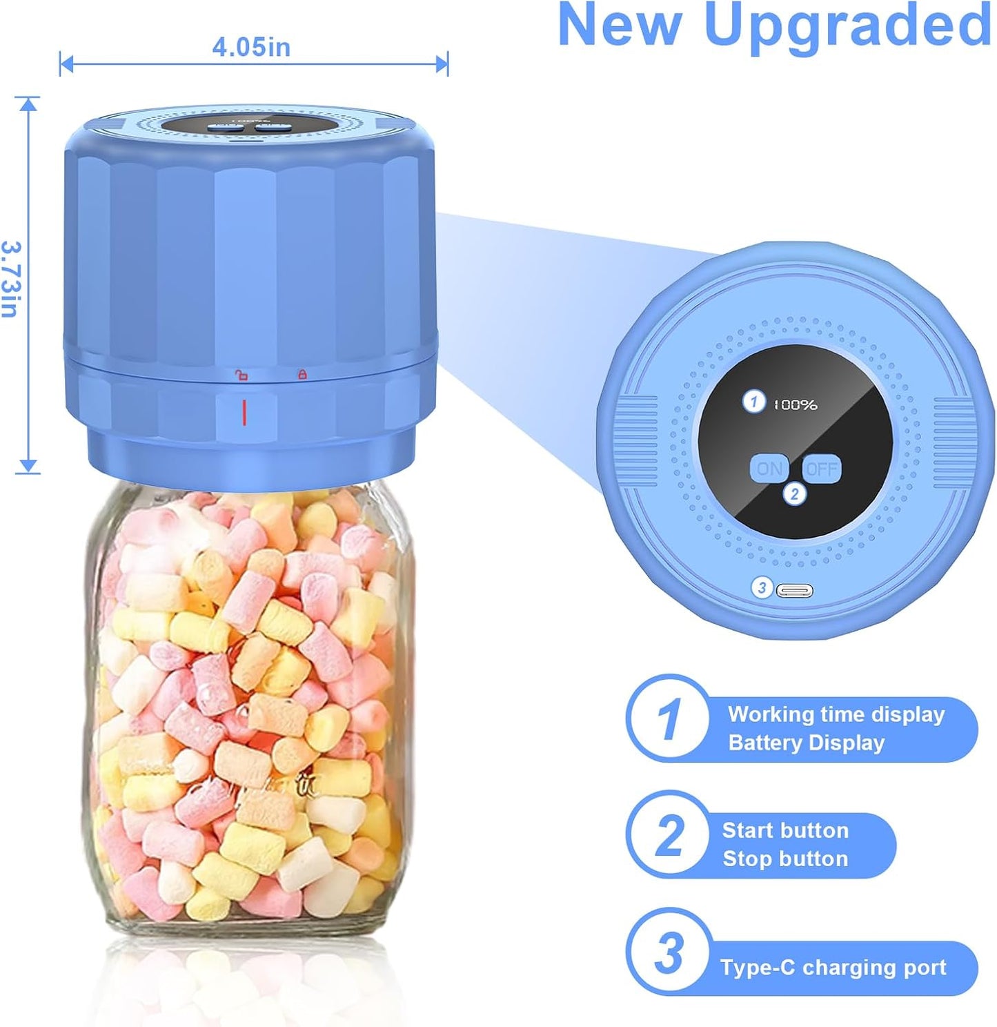 Electric Mason Jar Vacuum Sealer Kit