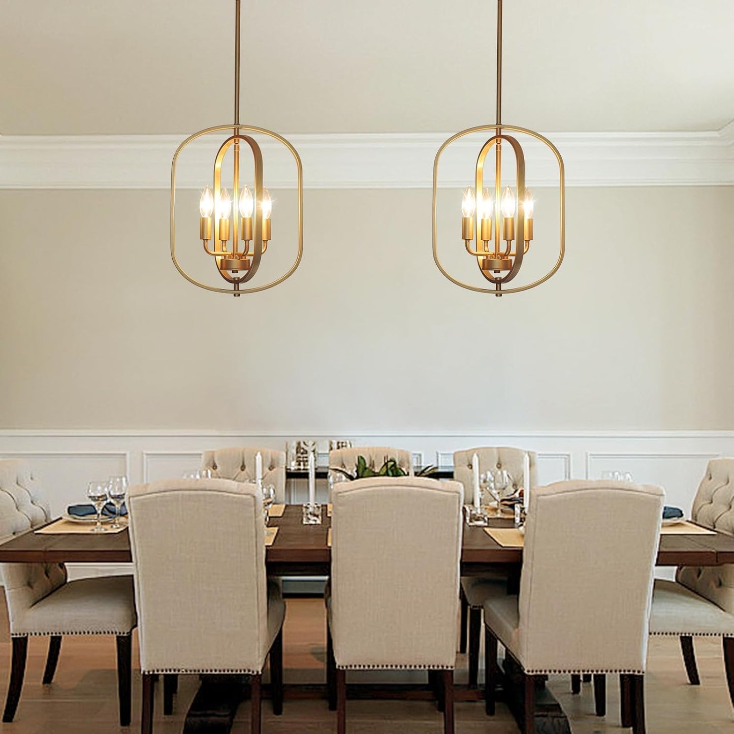 4-Light Farmhouse Chandelier