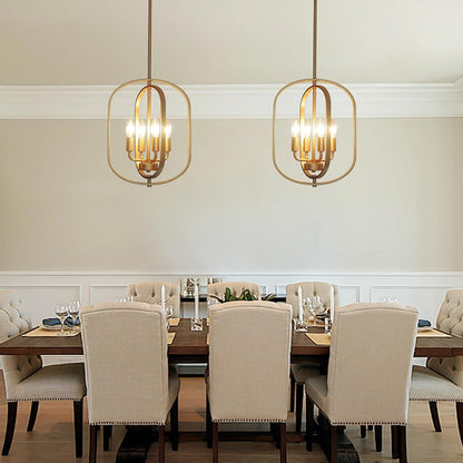 4-Light Farmhouse Chandelier