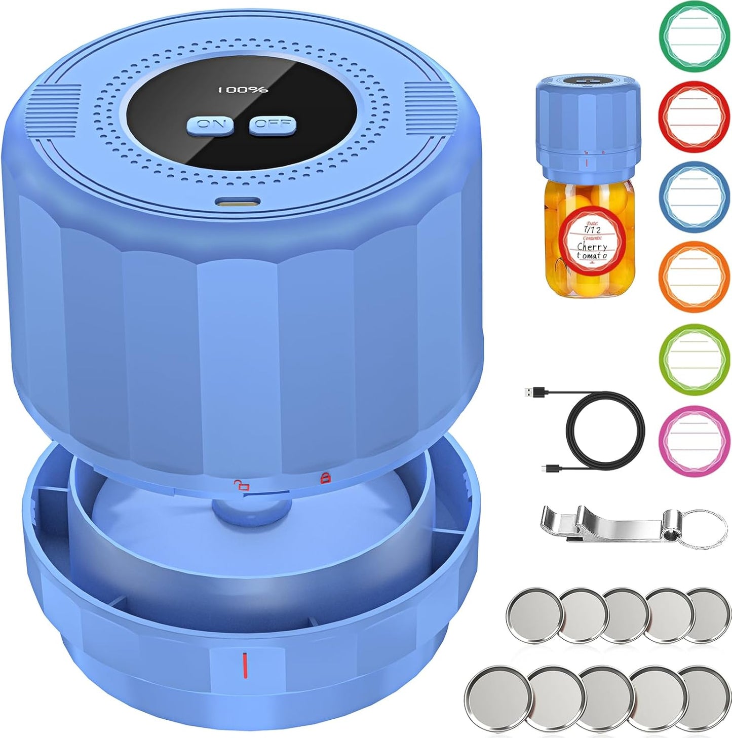 Electric Mason Jar Vacuum Sealer Kit