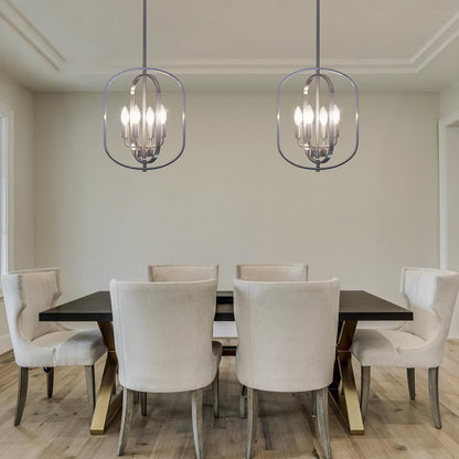 4-Light Farmhouse Chandelier