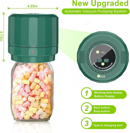 Electric Mason Jar Vacuum Sealer Kit