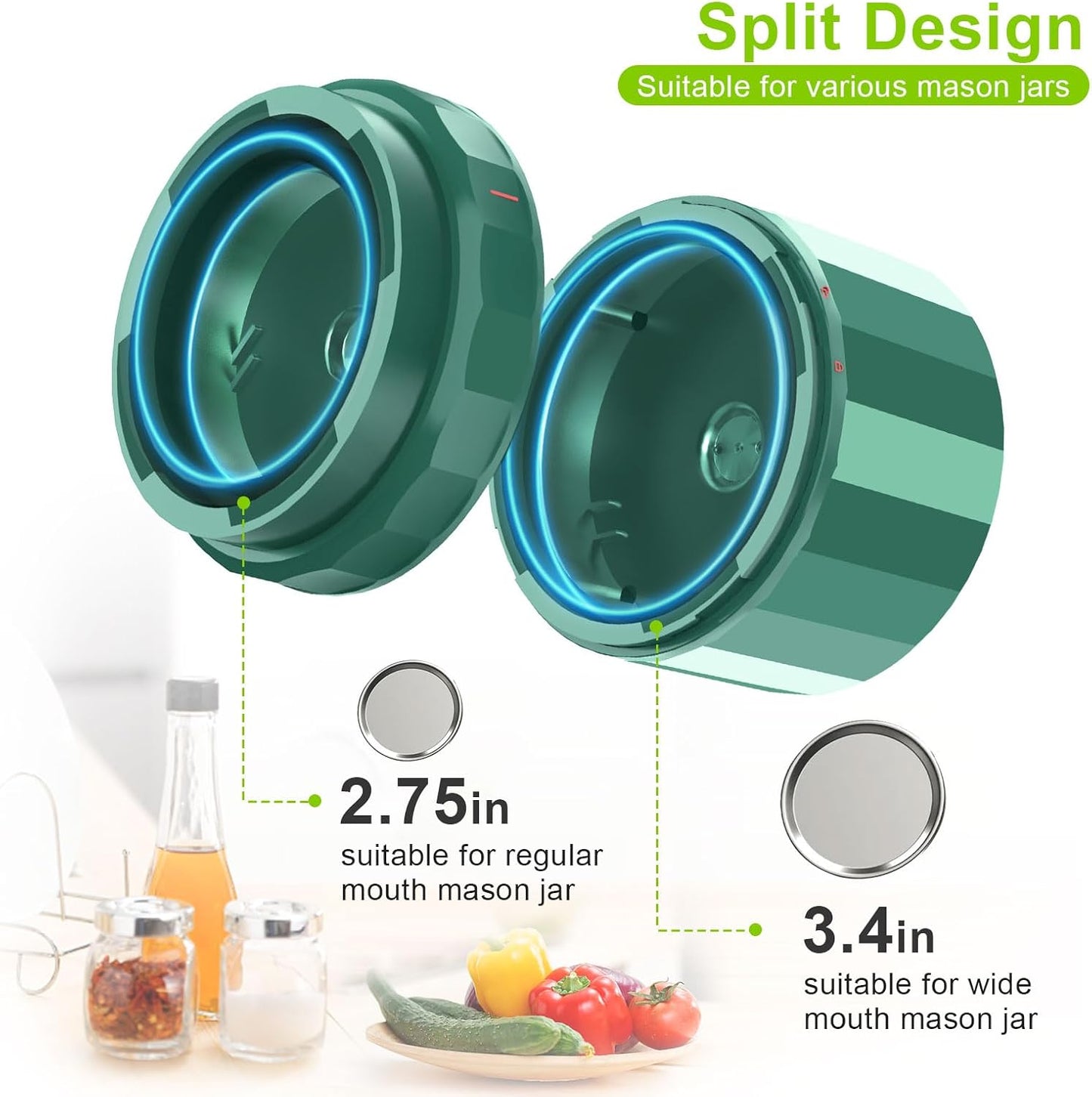 Electric Mason Jar Vacuum Sealer Kit