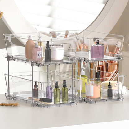 2-Tier Pull-Out Cabinet Organizer