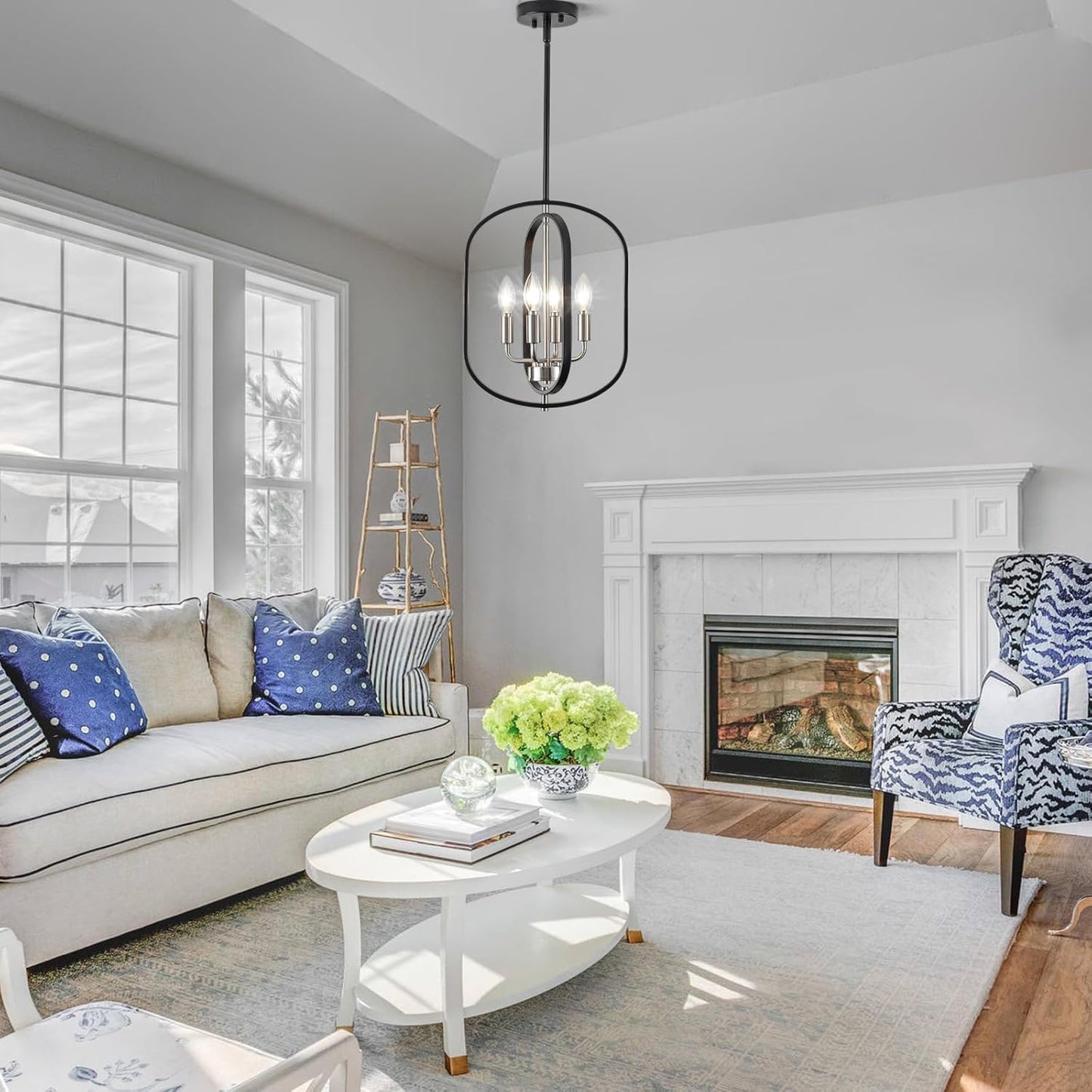 4-Light Farmhouse Chandelier