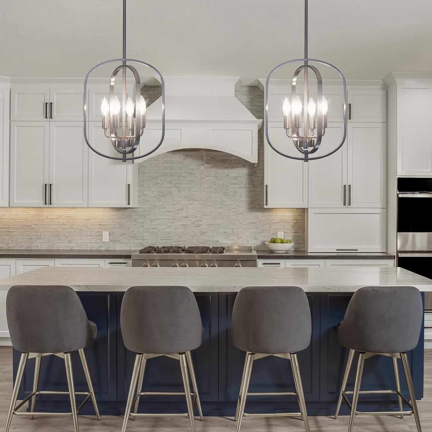 4-Light Farmhouse Chandelier