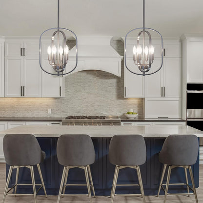 4-Light Farmhouse Chandelier