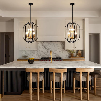 4-Light Farmhouse Chandelier