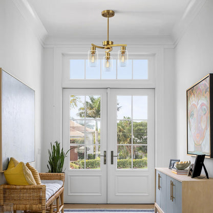 3-Light Pendant Chandelier