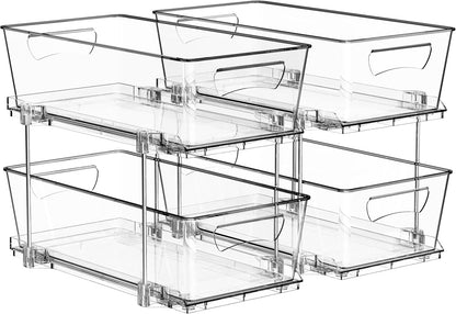 2-Tier Pull-Out Cabinet Organizer
