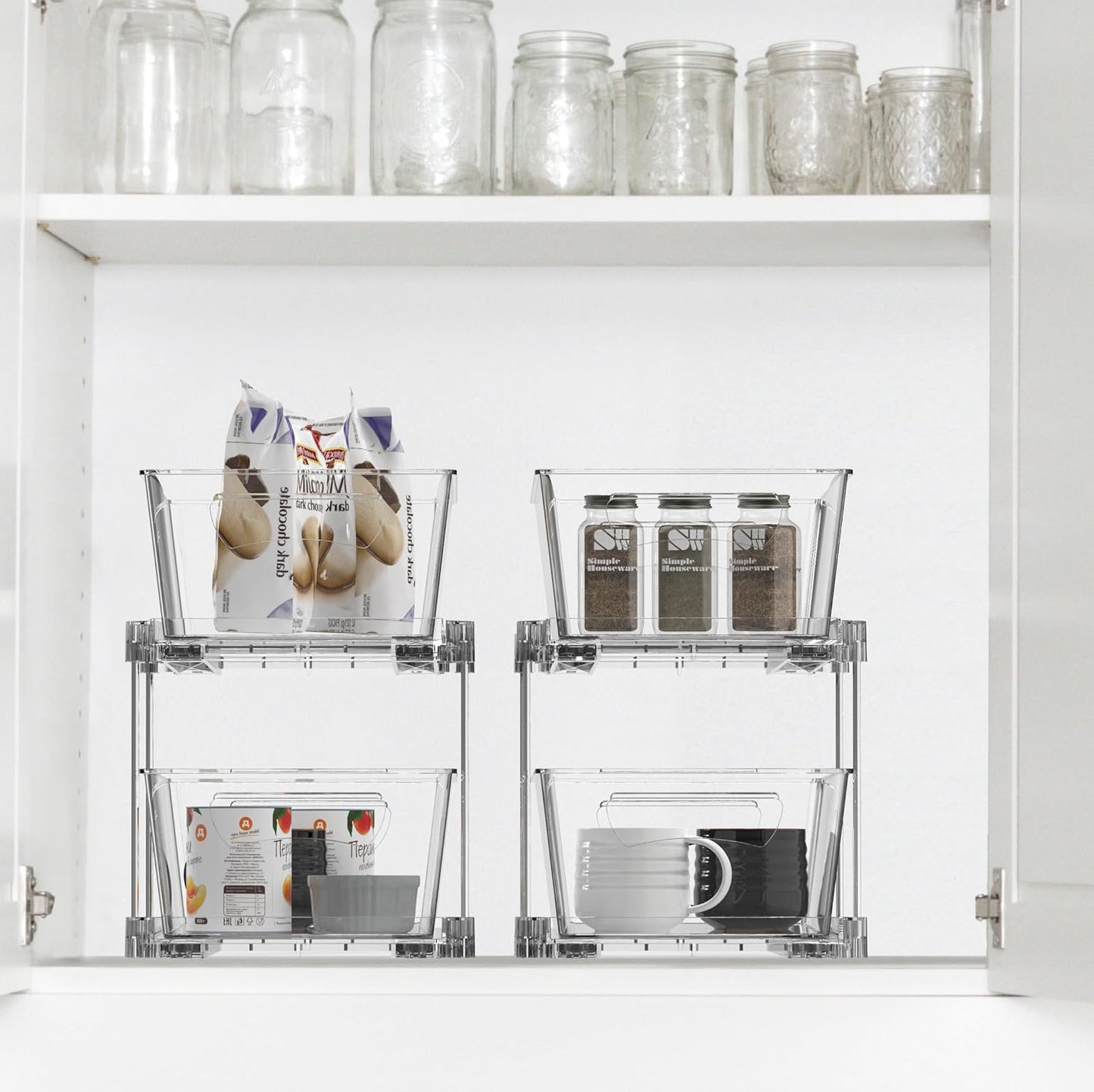 2-Tier Pull-Out Cabinet Organizer