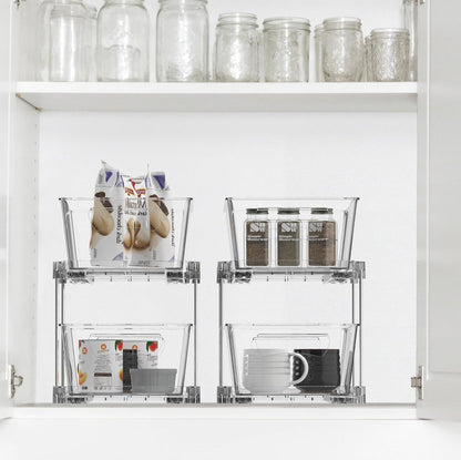 2-Tier Pull-Out Cabinet Organizer