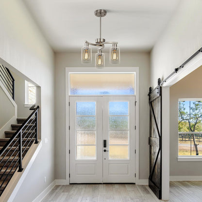 3-Light Pendant Chandelier