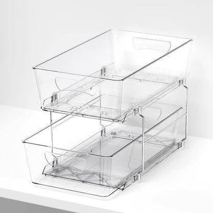 2-Tier Pull-Out Cabinet Organizer