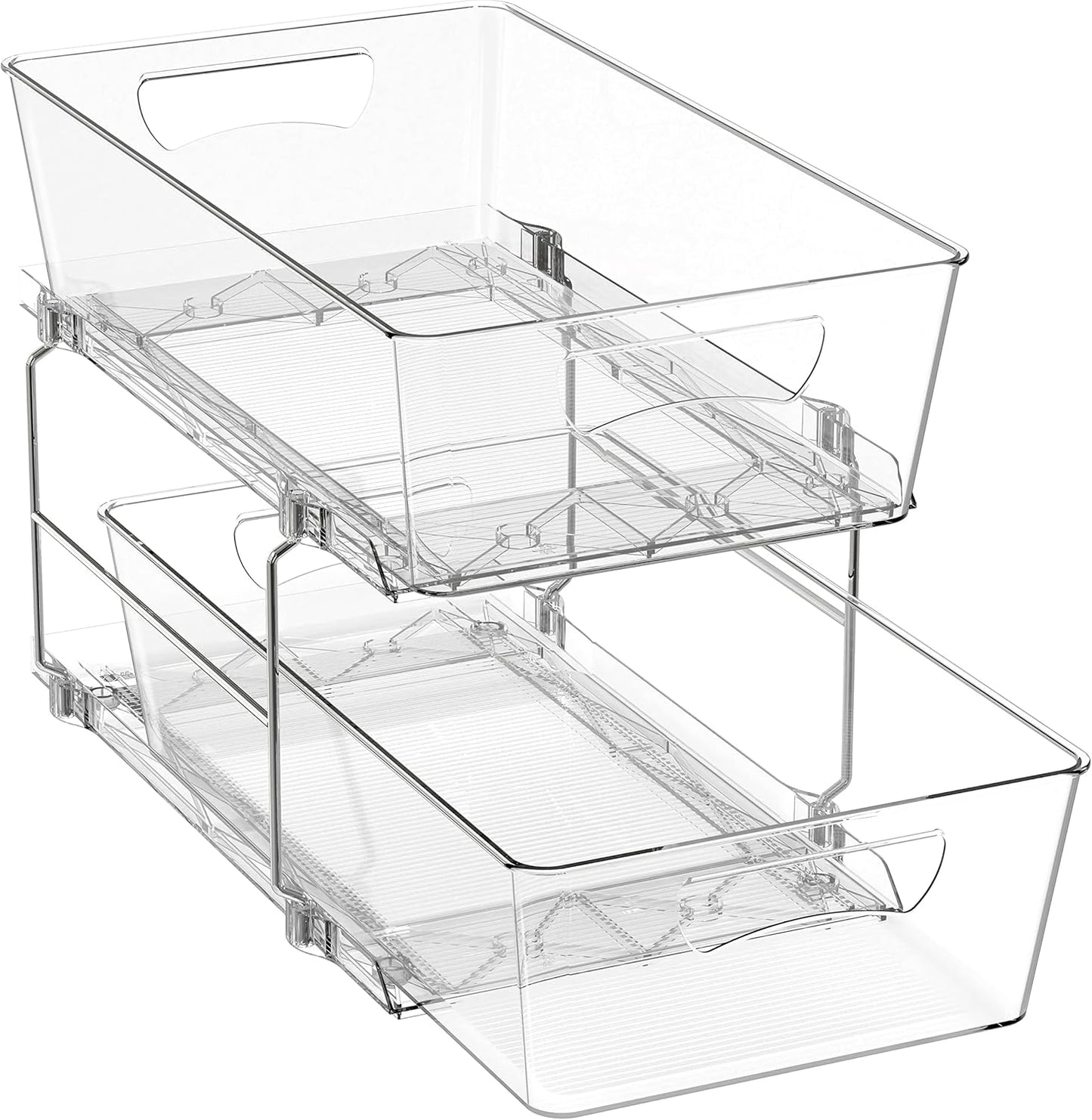 2-Tier Pull-Out Cabinet Organizer