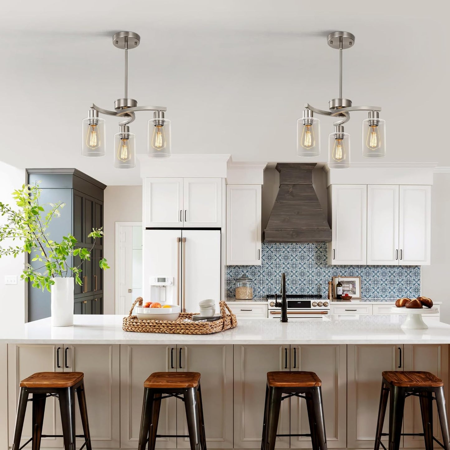 3-Light Pendant Chandelier