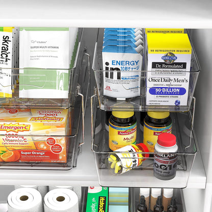 2-Tier Pull-Out Cabinet Organizer