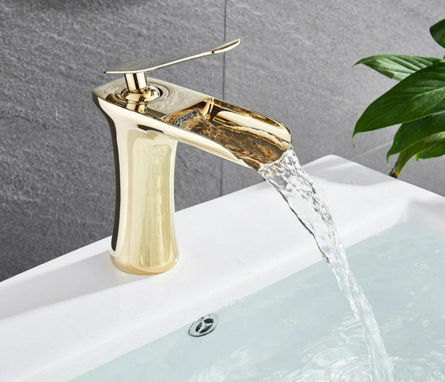 Modern Waterfall Bathroom Faucet