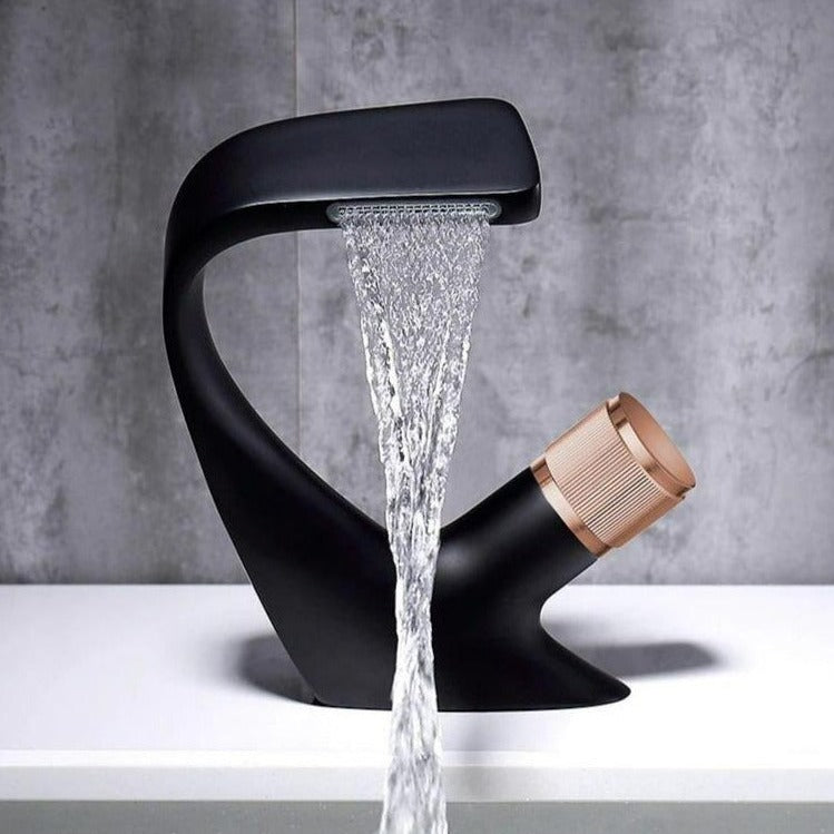 Modern Curved Bathroom Faucet