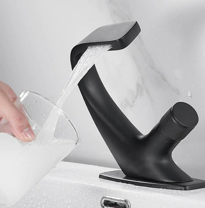 Modern Curved Bathroom Faucet