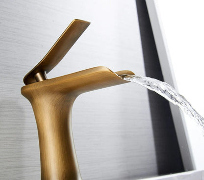 Modern Waterfall Bathroom Faucet