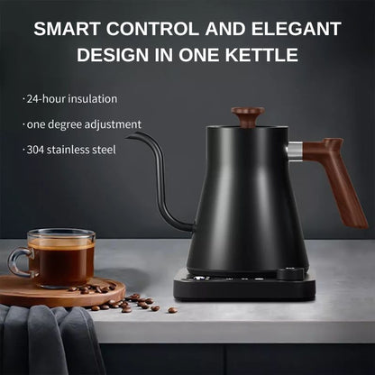 Smart Electric Gooseneck Kettle With Temperature Control