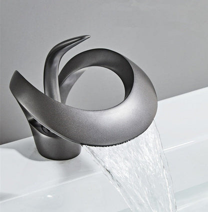 Modern Curved Bathroom Faucet