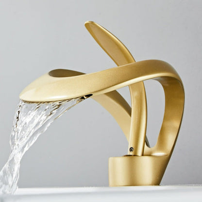 Modern Curved Bathroom Faucet