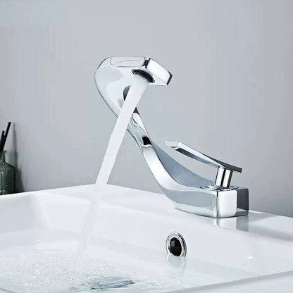 Curved Bathroom Faucet