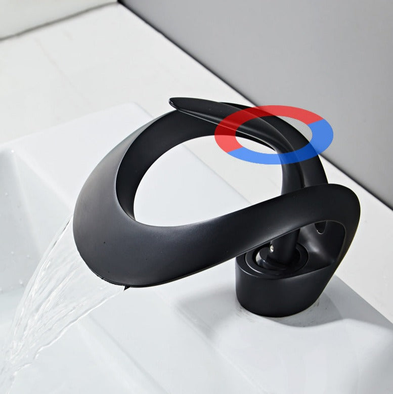 Modern Curved Bathroom Faucet