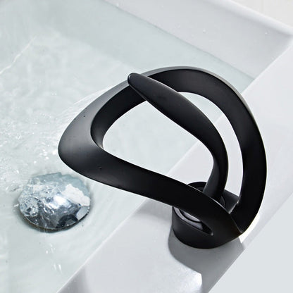 Modern Curved Bathroom Faucet