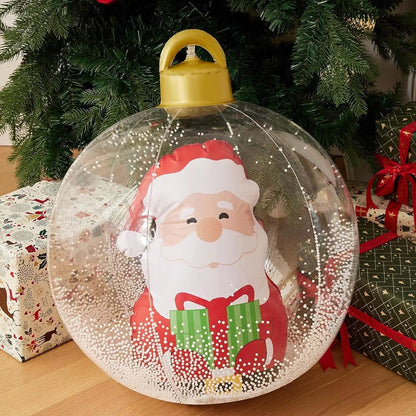 60CM Christmas Inflatable Ball with LED Lights