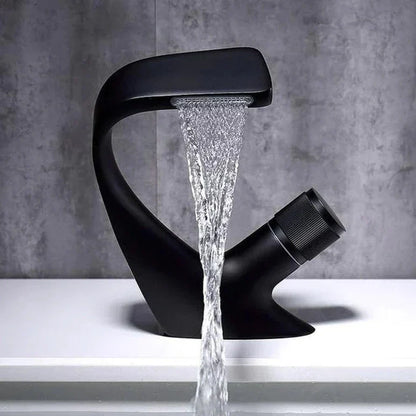 Modern Curved Bathroom Faucet