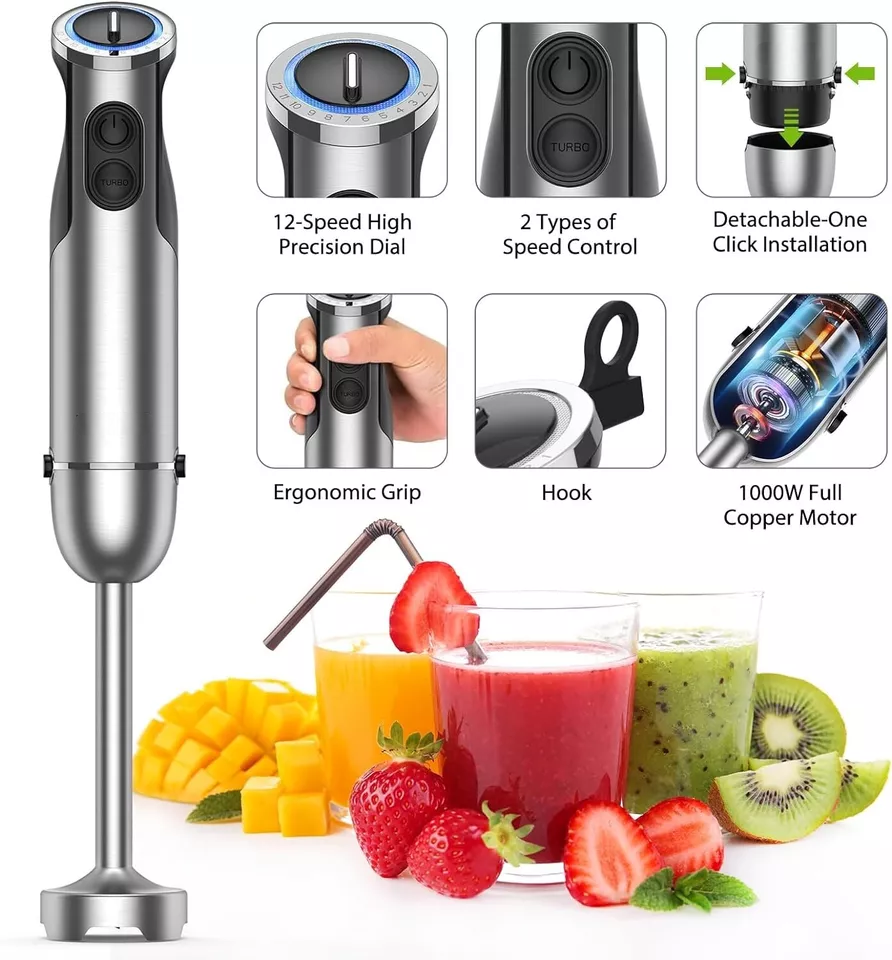 5-in-1 Multifunctional Immersion Handheld Blender