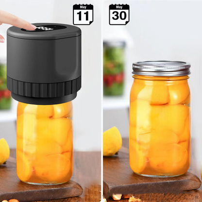 Electric Mason Jar Vacuum Sealer with LED Display