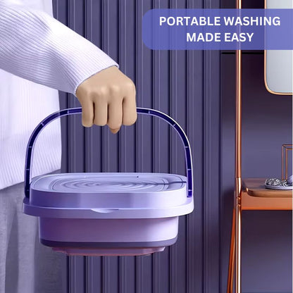 8L Foldable Mini Washing Machine with Dryer