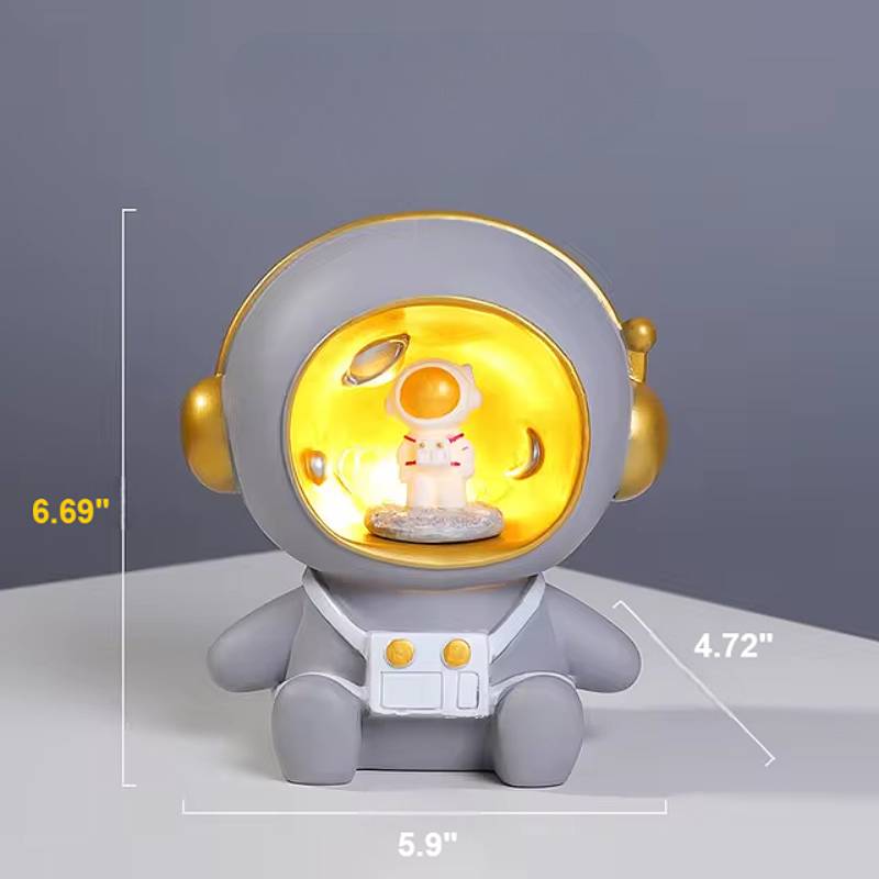 2-in-1 Astronaut Piggy Bank & Night Lamp For Kids