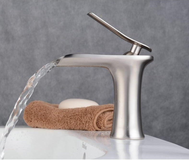 Modern Waterfall Bathroom Faucet