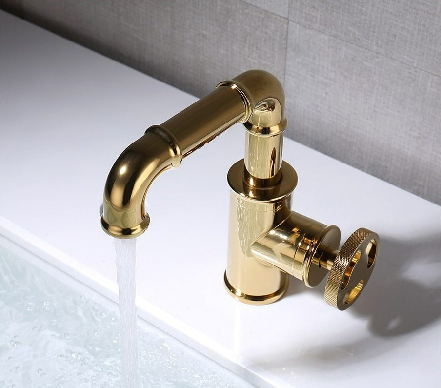 Retro Brass Bathroom Faucet