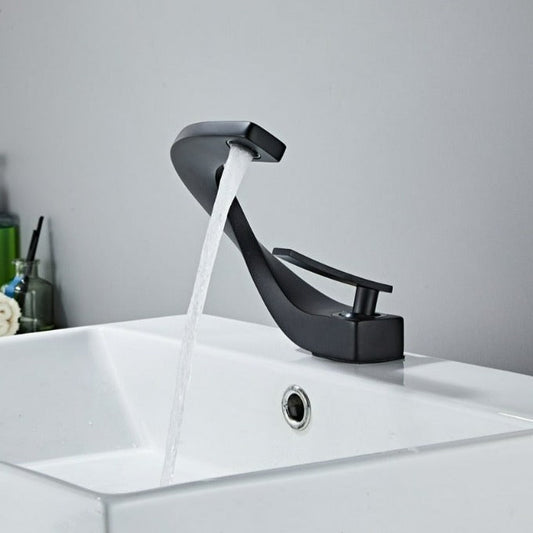 Curved Bathroom Faucet